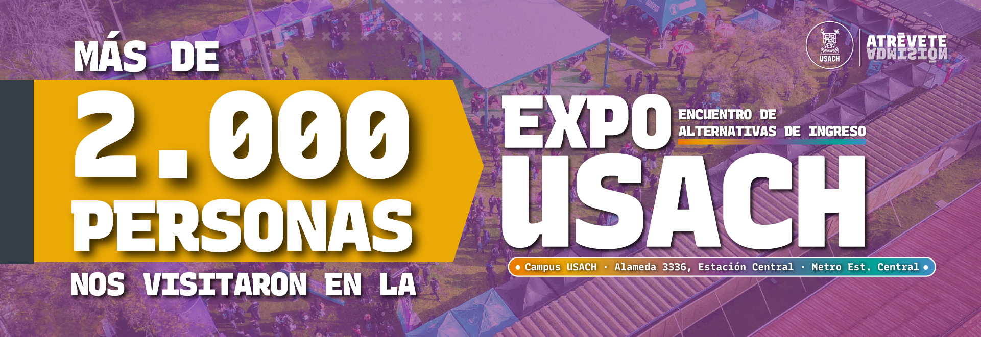 Más de 2.000 personas nos visitaron en la expo usach