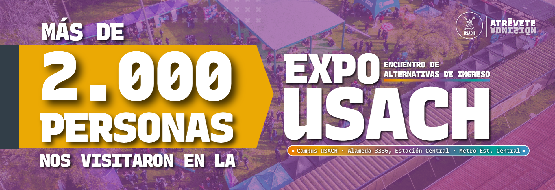 Más de 2.000 personas nos visitaron en la expo usach